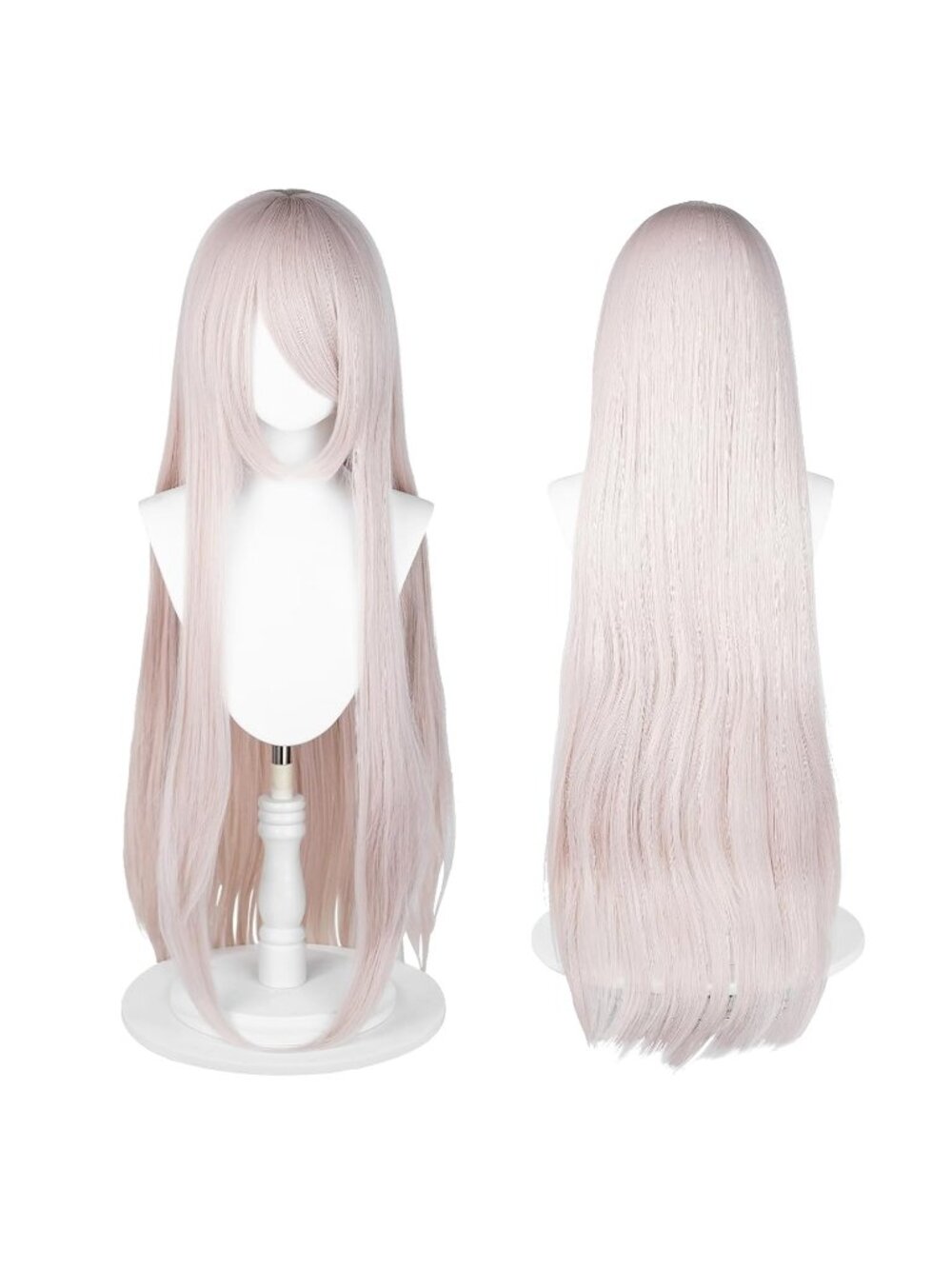 Women's Light Pastel Pink 100 Cm Heat Resistant Universal Straight Costume Wigs
